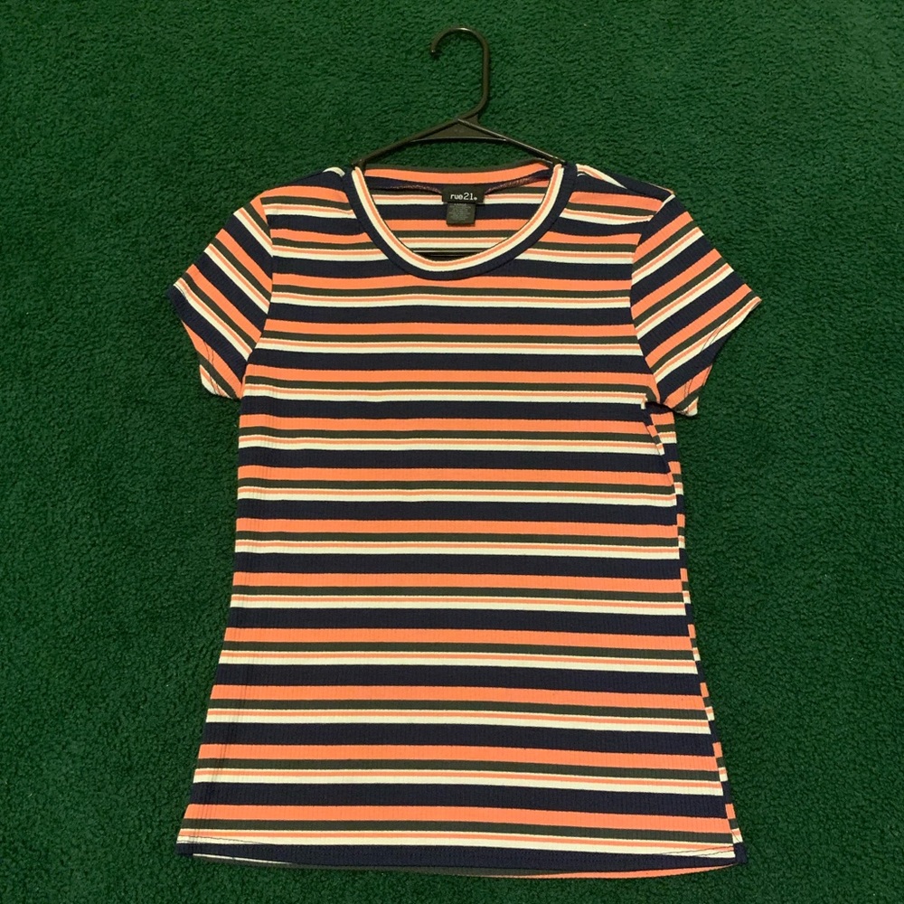 Striped Short Sleeve Shirt From Rue 21